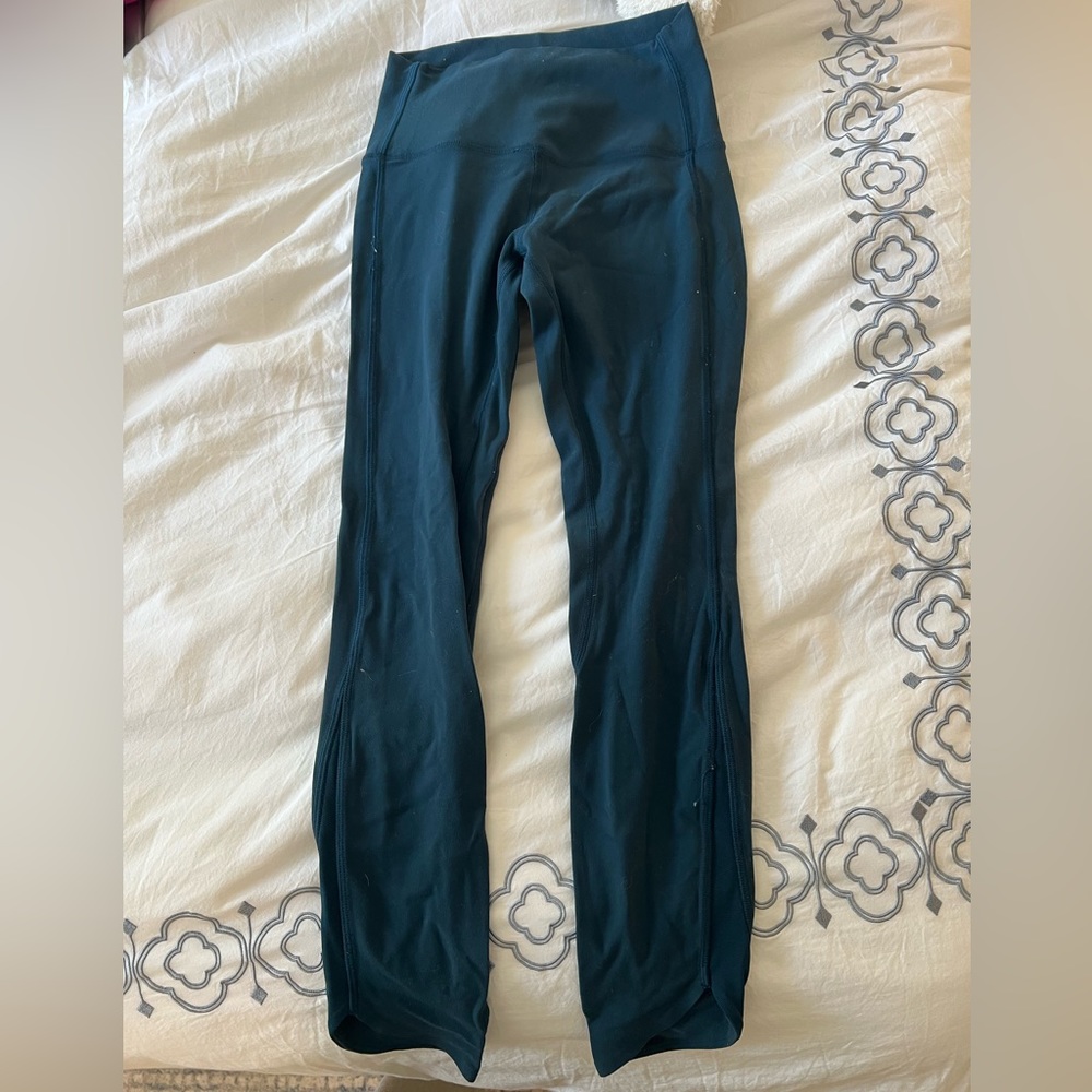 Lululemon workout leggings in deep blue
